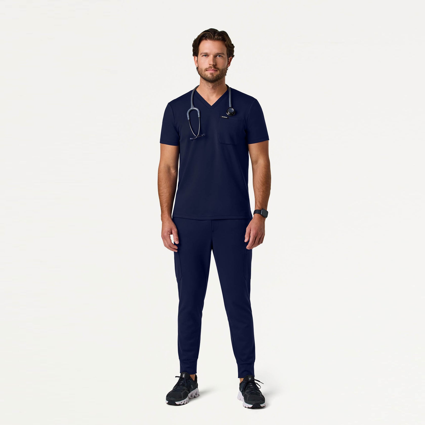 The ULTRAsoft™ Cargo Scrub Set - Midnight Navy 1 - Jaanuu