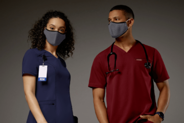 Doctors wearing face masks