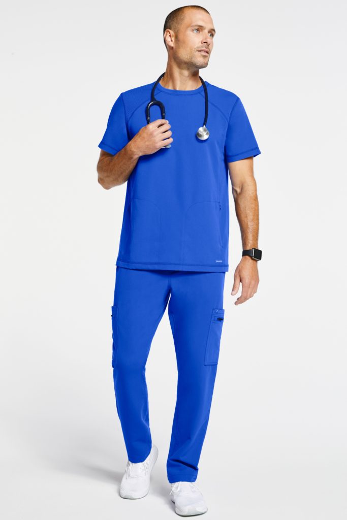 pocket relax fit pant roayl blue scrubs