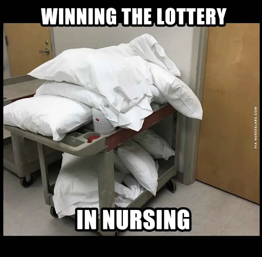 lottery nursing meme