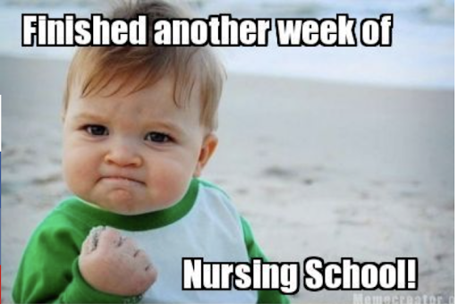 nursing school baby meme