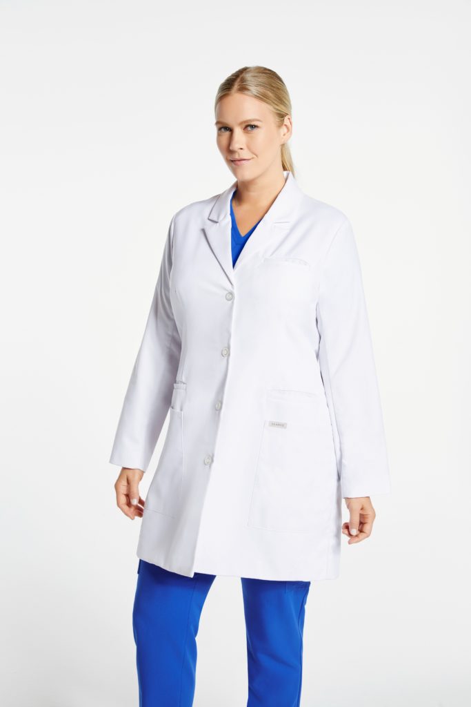 doctor-wearing-lab-coat-and-blue-scrub