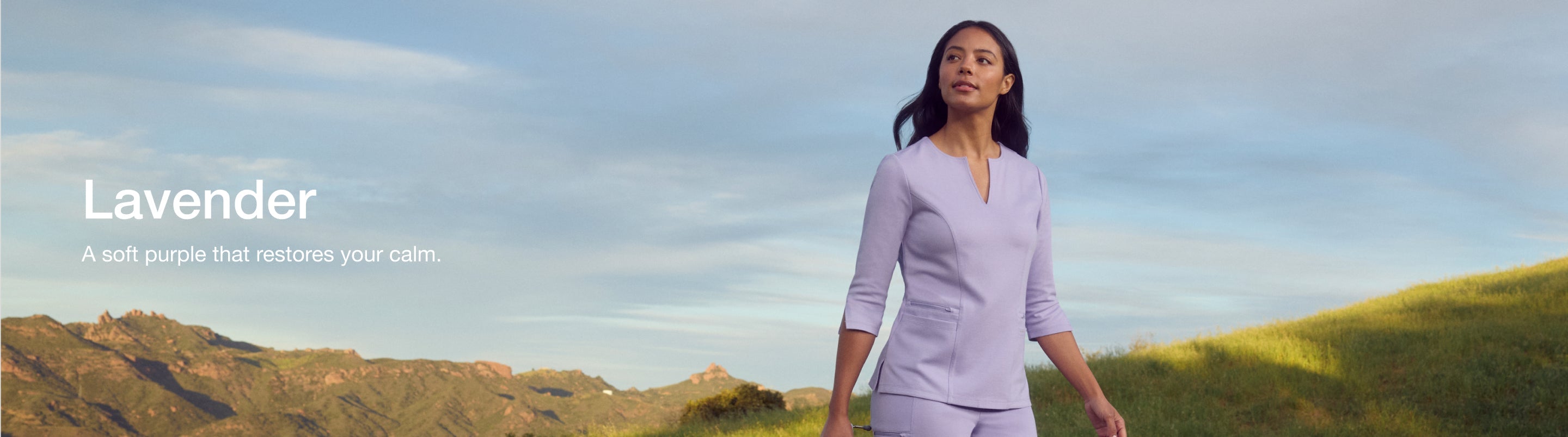 Women's Lavender Scrubs