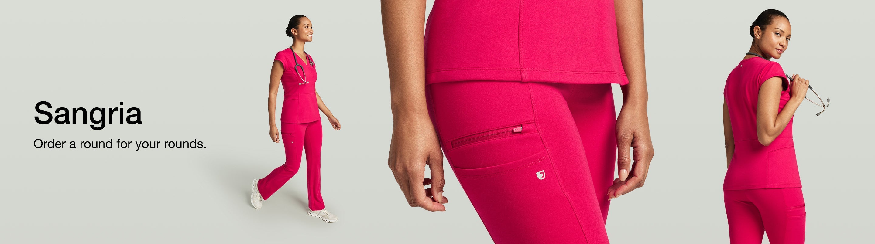 Women's Sangria Scrubs