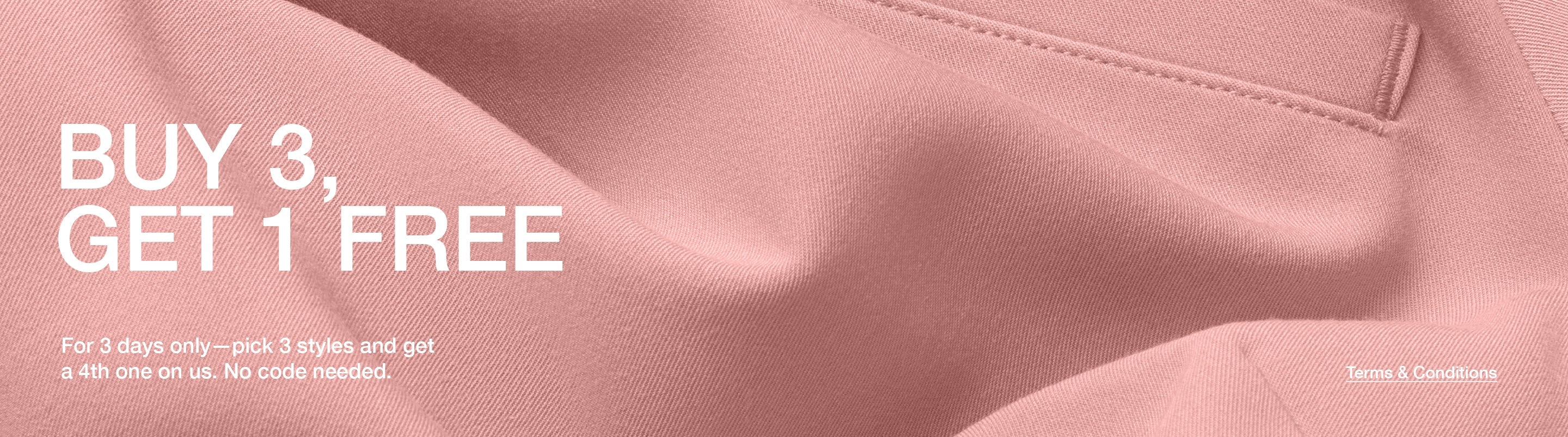 Women's Buy 3, Get 1 Free Flash Sale