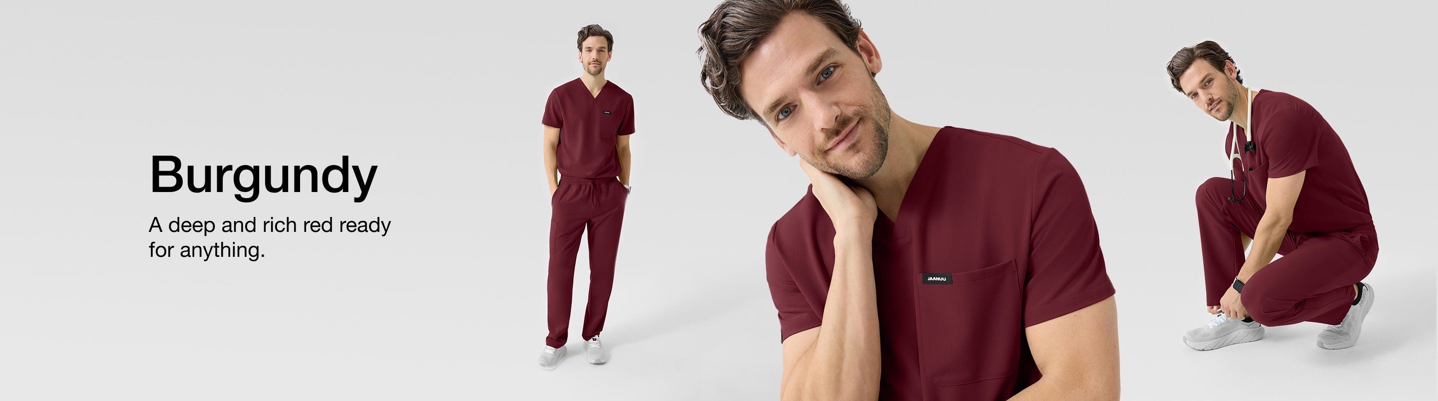 Burgundy: A deep and rich red ready for anything.