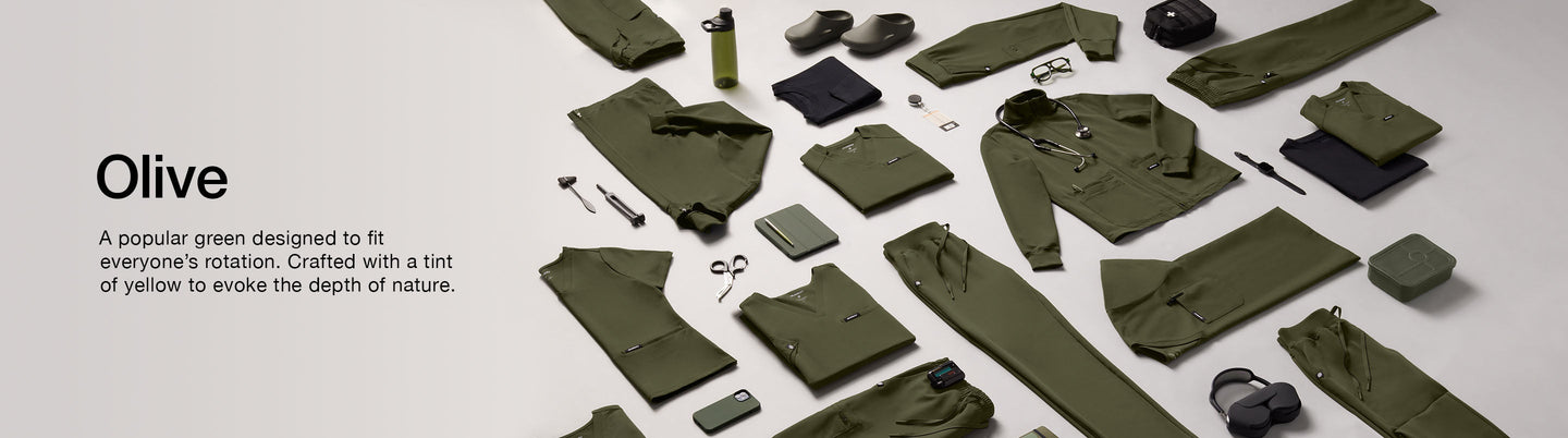 Women's Olive Scrubs