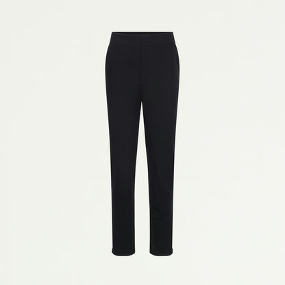 Skyler Slim Zip-Fly Scrub Pant - Black - WOMEN'S PANTS - Jaanuu