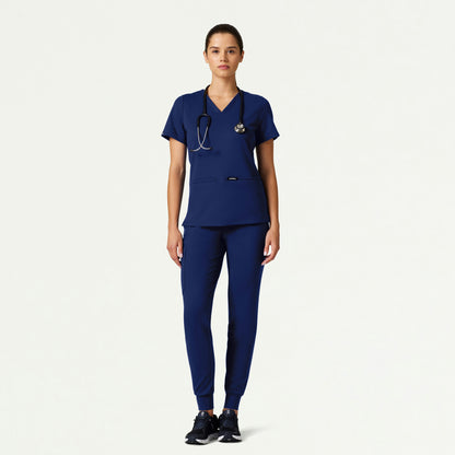 Cesi Slim ULTRAsoft Scrub Top - Navy Blue - WOMEN'S TOPS - Jaanuu