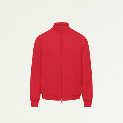 Wolfe Everyday 6-Pocket Scrub Jacket - Brilliant Red - MEN'S JACKETS - Jaanuu