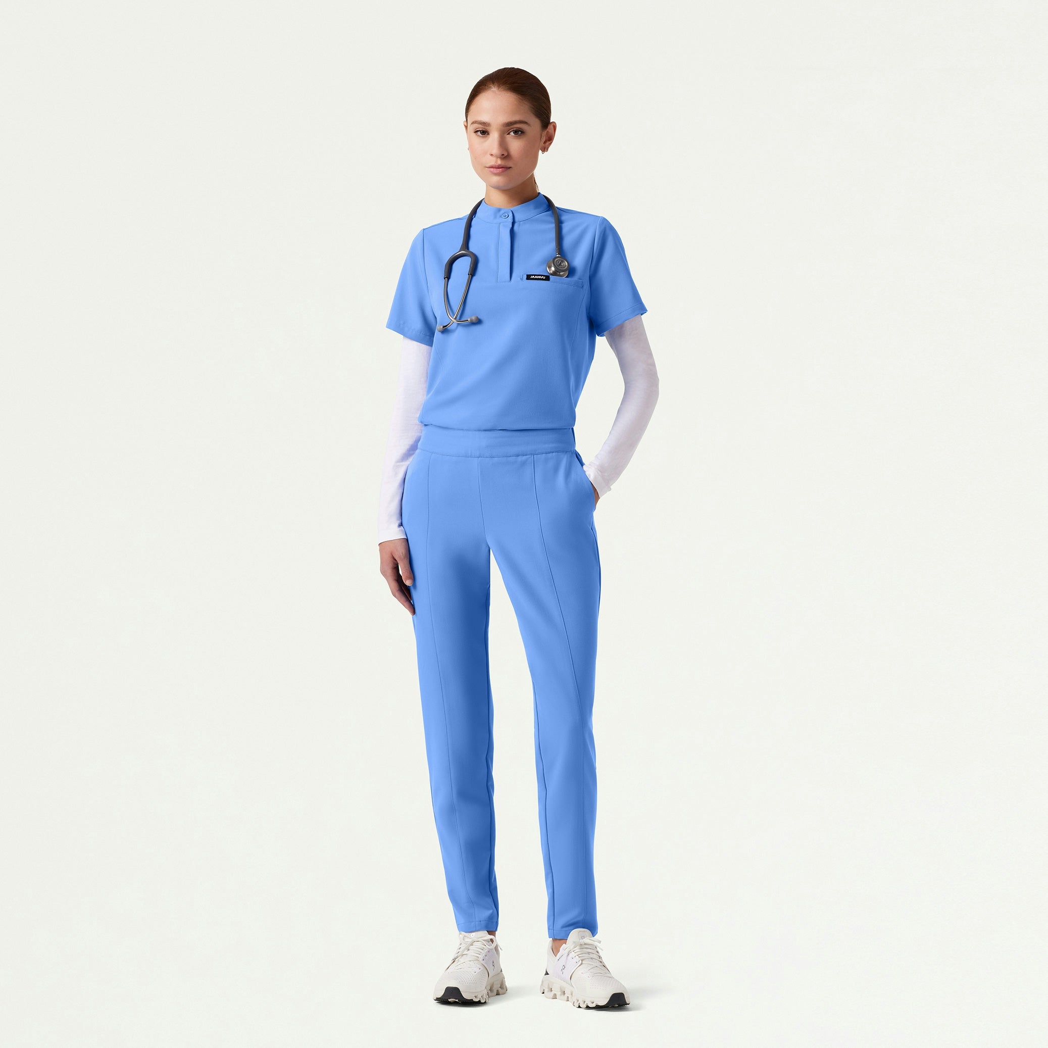 The Morgan Underscrub Set - Ceil Blue