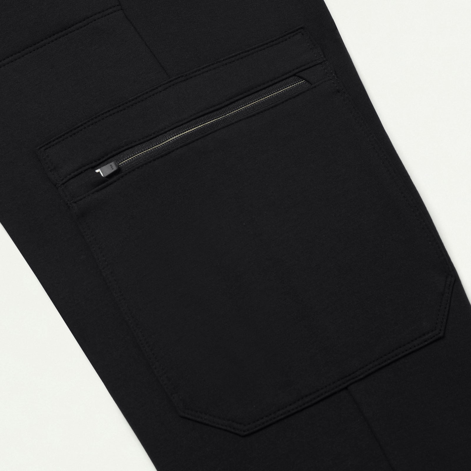 Abi 10-Pocket Skinny ULTRAsoft Scrub Jogger - Black - WOMEN'S PANTS - Jaanuu