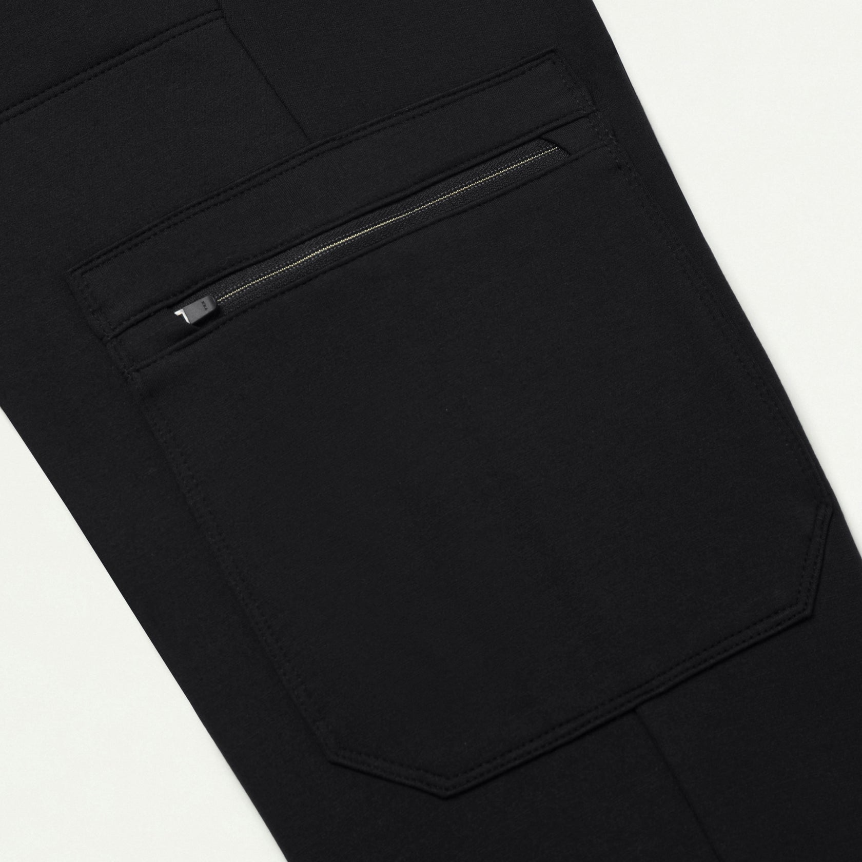 Abi 10-Pocket Skinny ULTRAsoft Scrub Jogger - Black - WOMEN'S PANTS - Jaanuu