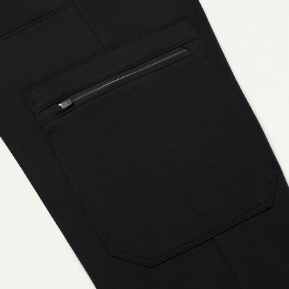 Abi 10-Pocket Skinny ULTRAsoft Scrub Jogger - Black - WOMEN'S PANTS - Jaanuu