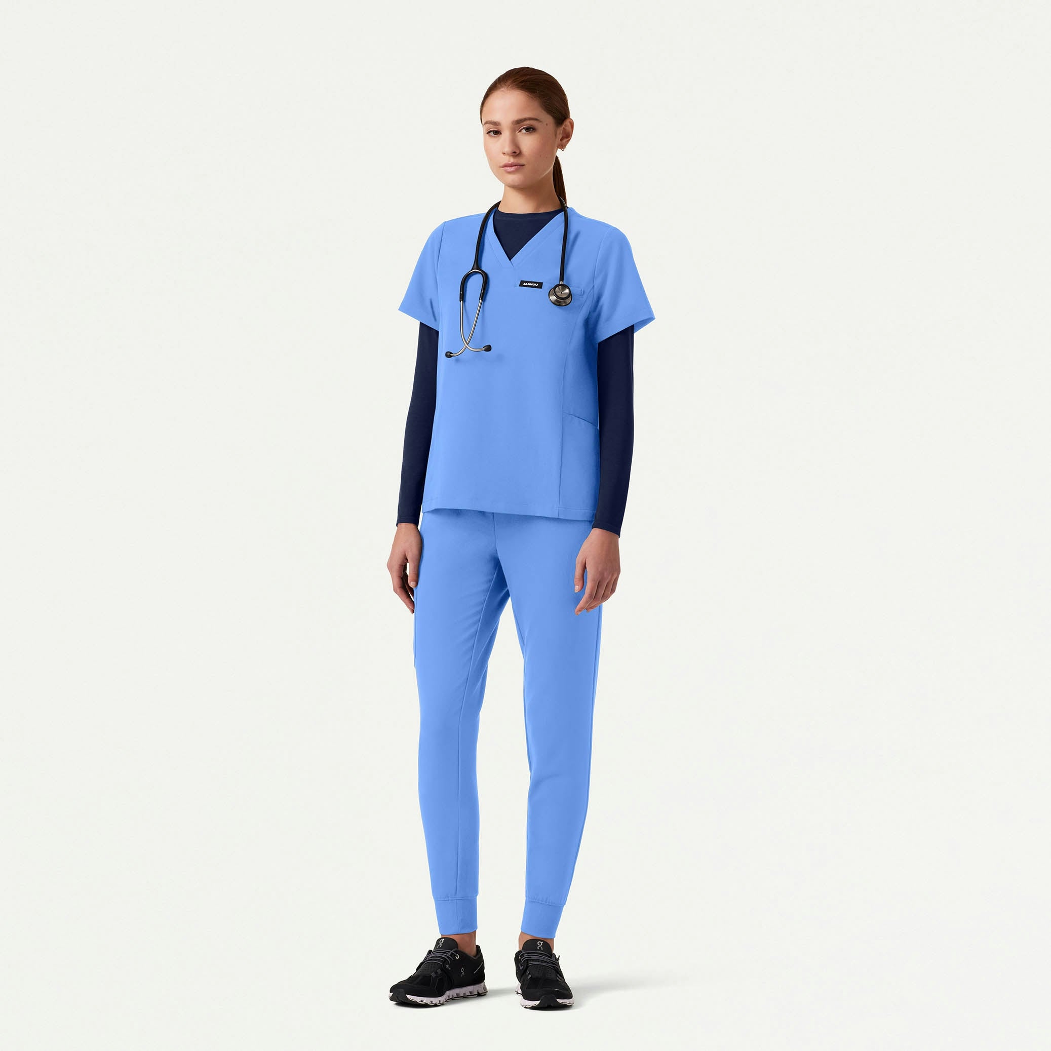 The Emile Underscrub Set - Ceil Blue