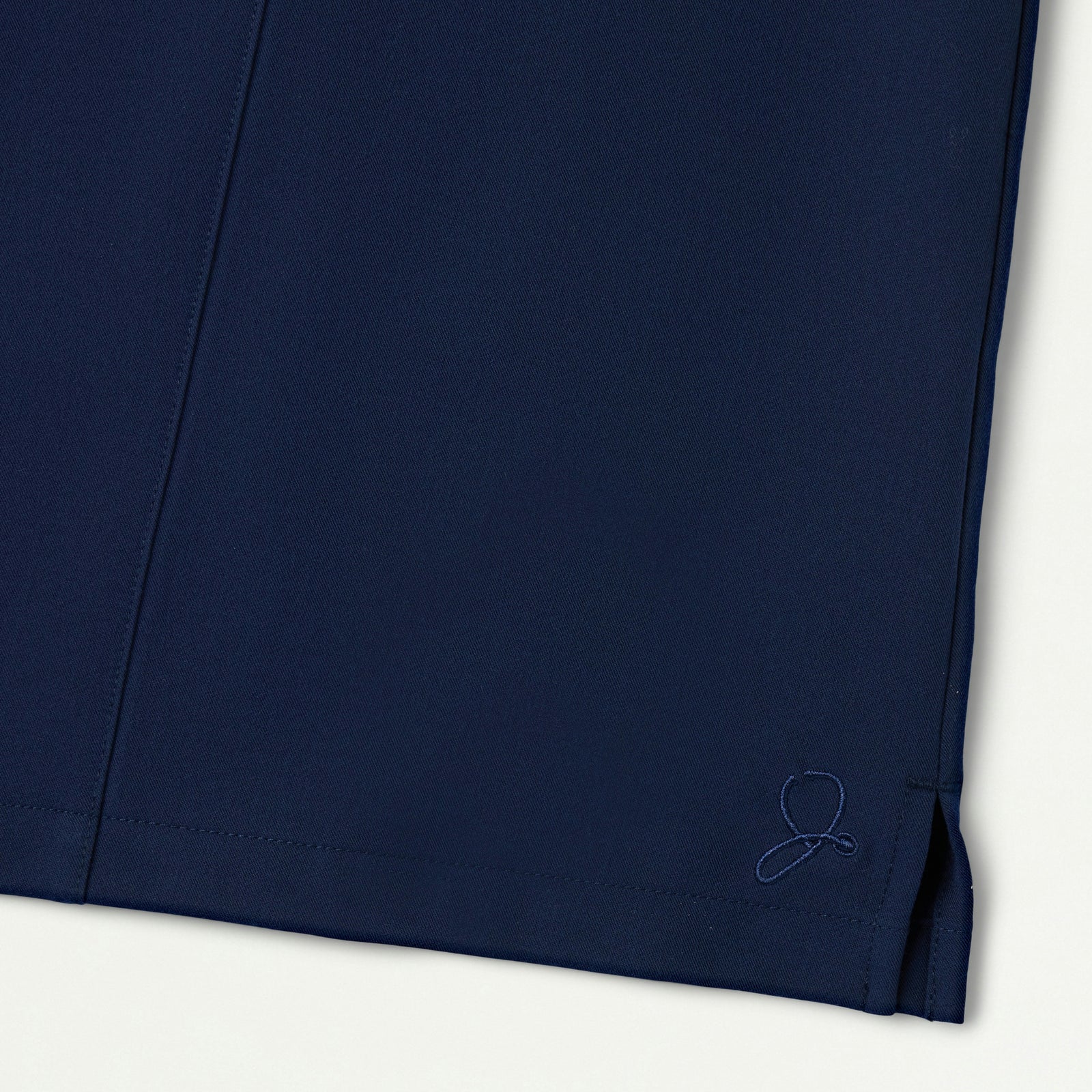 Nora Half-Zip Collared Scrub Top - Midnight Navy - WOMEN'S TOPS - Jaanuu