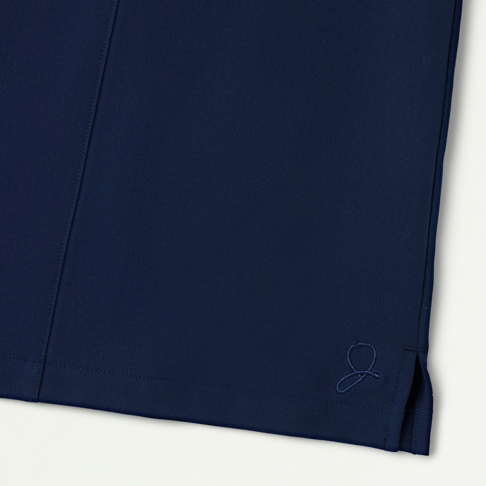 Nora Half-Zip Collared Scrub Top - Midnight Navy - WOMEN'S TOPS - Jaanuu