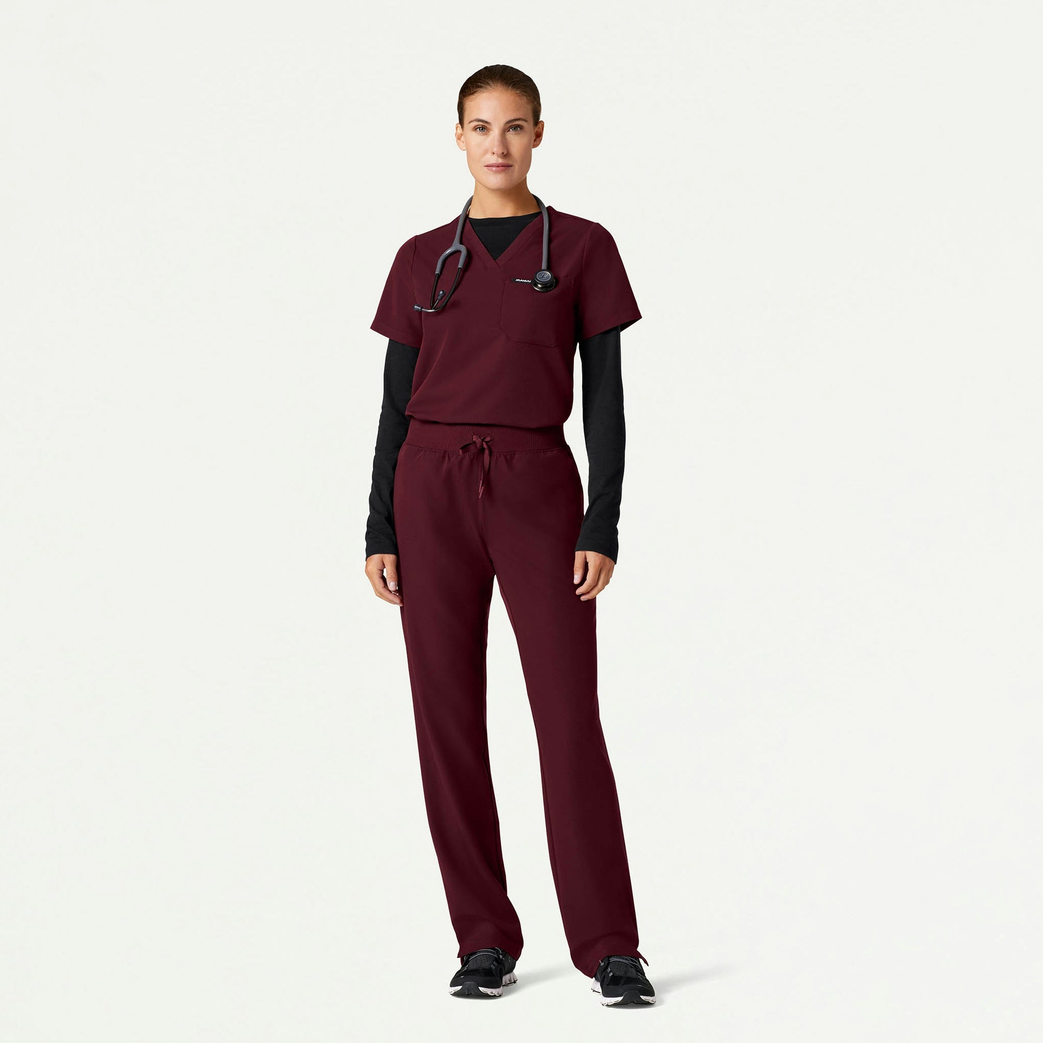 The Ava Underscrub Set - Burgundy