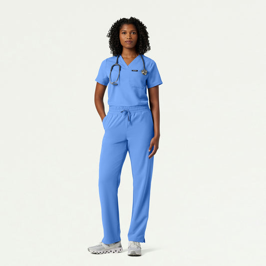 The Yuri Essential Scrub Set - Ceil Blue