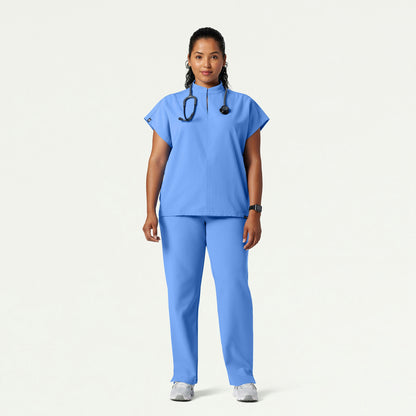 Kerr 365 High Waisted Scrub Pant - Ceil Blue - WOMEN'S PANTS - Jaanuu