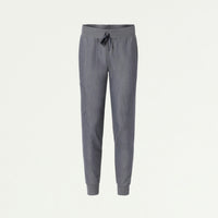 Silex Slim Knit-Waist Scrub Jogger - Heather Gray