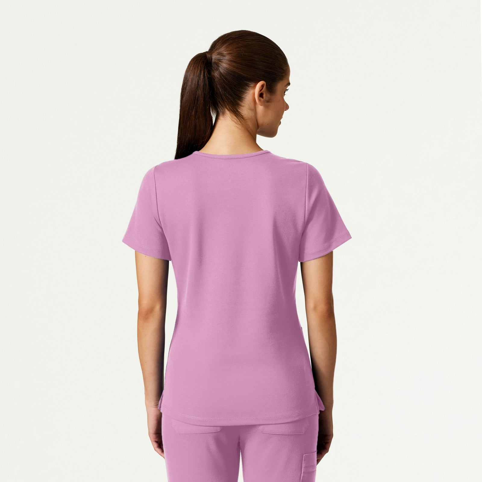 Cesi Slim ULTRAsoft Scrub Top - Light Magenta - WOMEN'S TOPS - Jaanuu