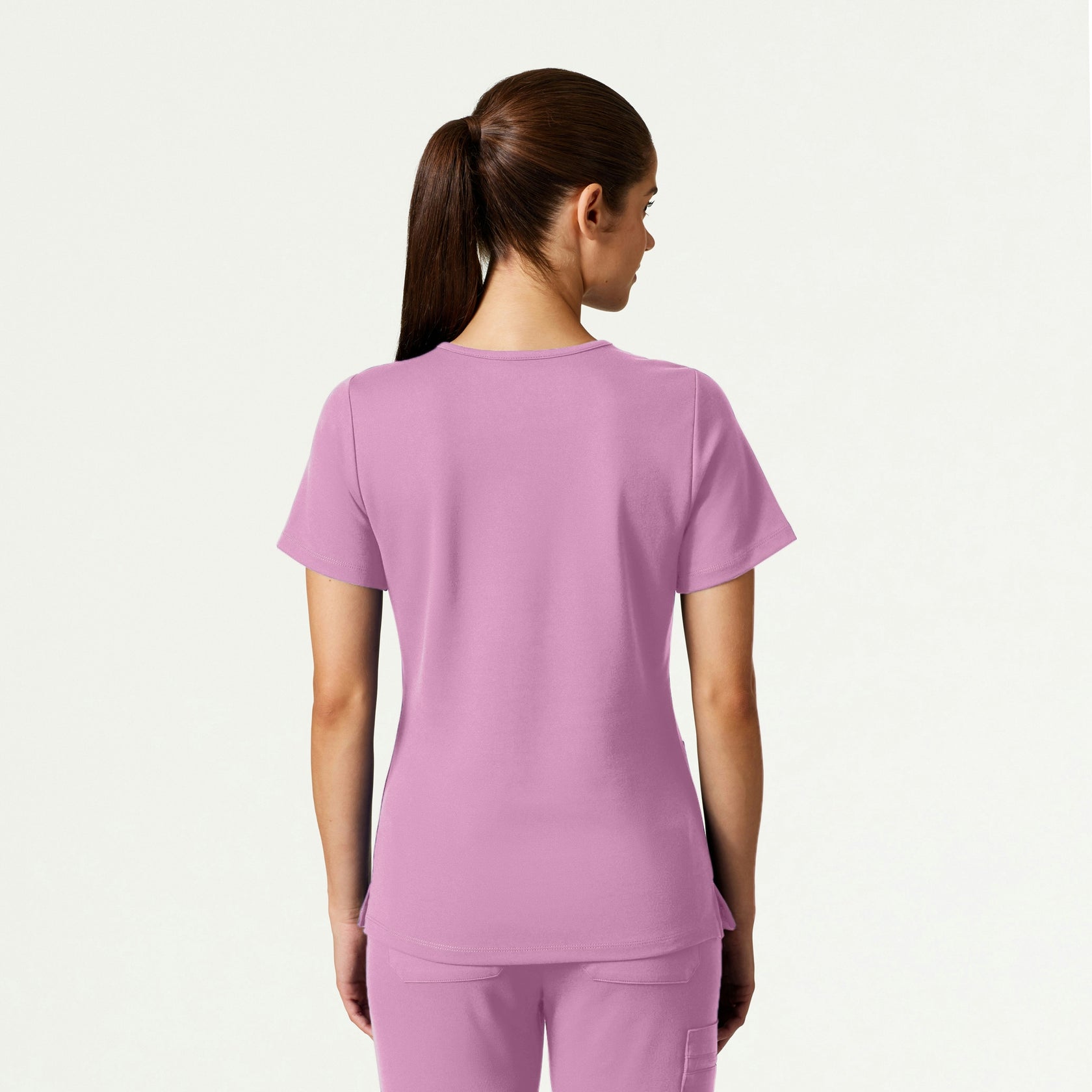 Cesi Slim ULTRAsoft Scrub Top - Light Magenta - WOMEN'S TOPS - Jaanuu
