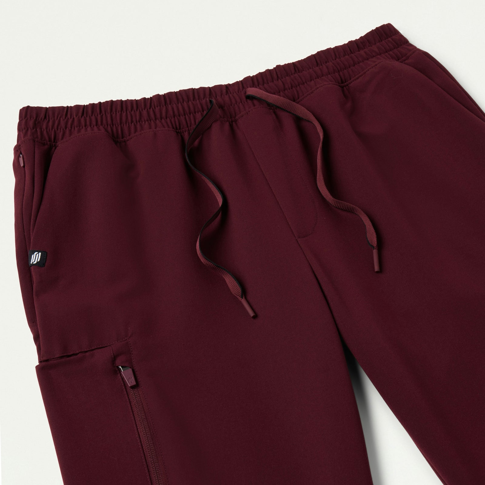 Cobot 8-Pocket Scrub Jogger - Burgundy - MEN'S PANTS - Jaanuu