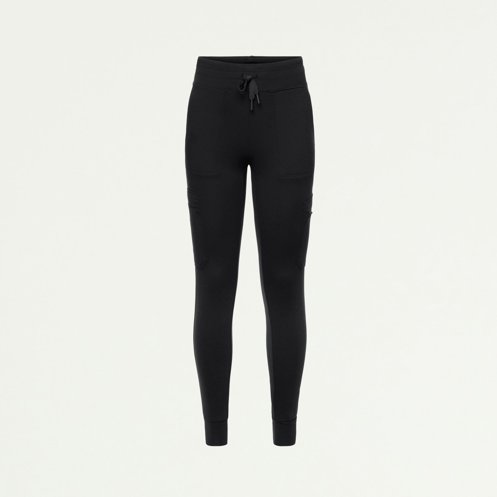 Abi 10-Pocket Skinny ULTRAsoft Scrub Jogger - Black - WOMEN'S PANTS - Jaanuu