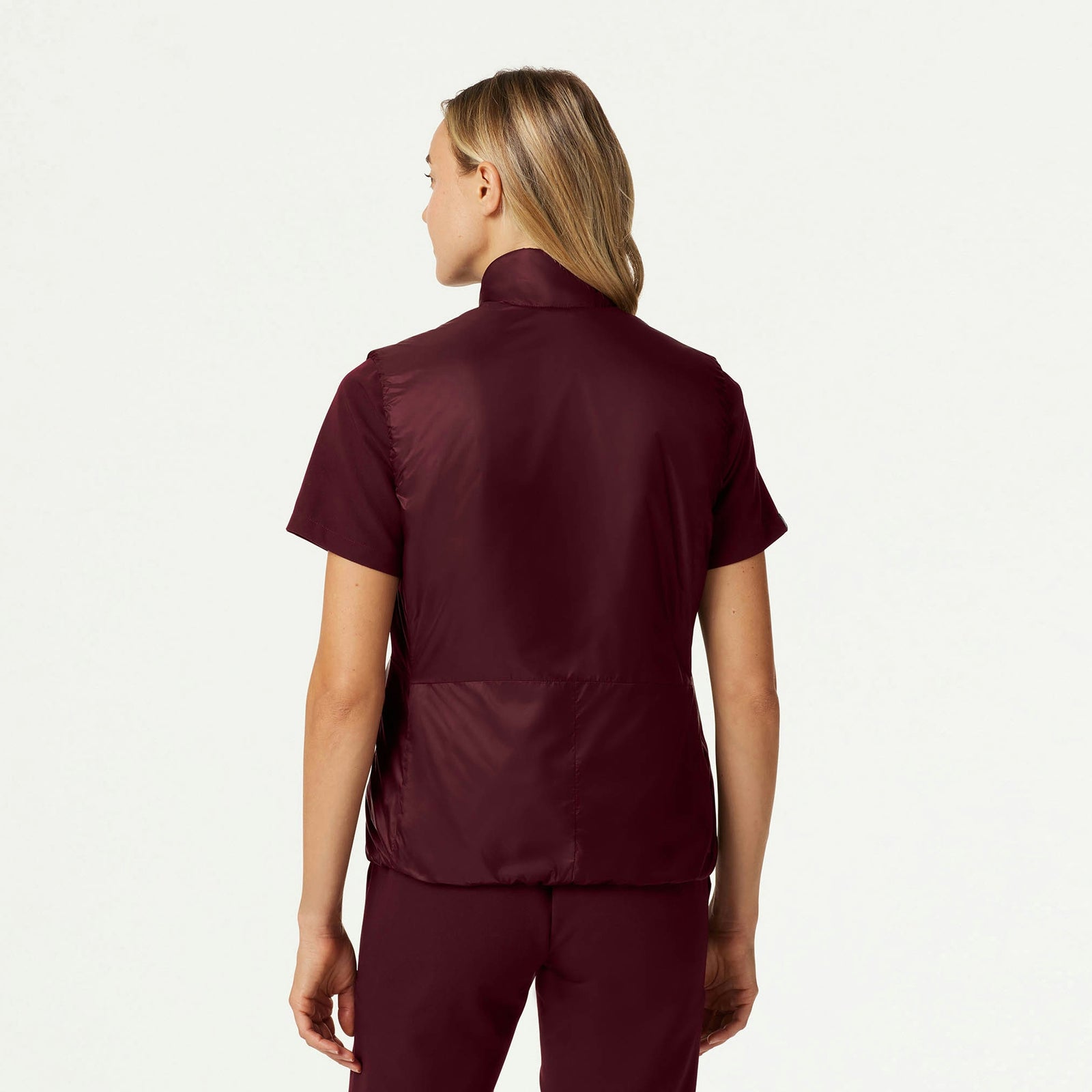 Phantom Slim Insulated Vest - Burgundy - WOMEN'S JACKETS - Jaanuu