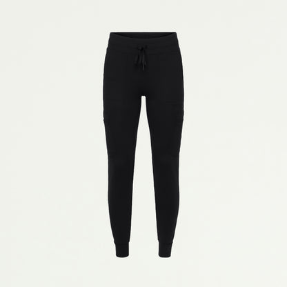Kait 10-Pocket Skinny ULTRAsoft Scrub Jogger - Black - WOMEN'S PANTS - Jaanuu