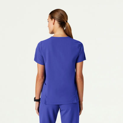 Magna 3-Pocket Scrub Top - Moon Blue - WOMEN'S TOPS - Jaanuu