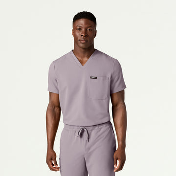 Holmes Everyday 1-Pocket Scrub Top - Chrome