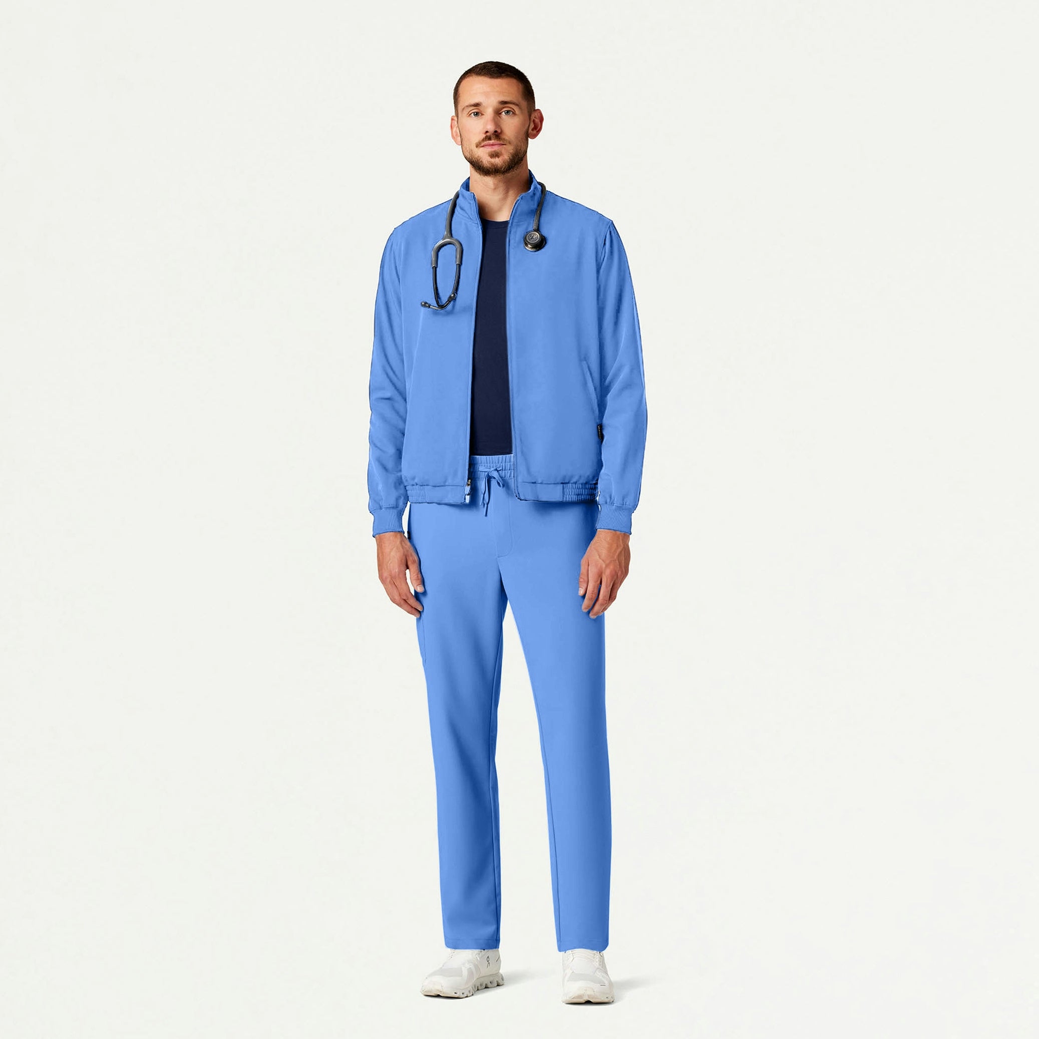 The Kohn Layered Scrub Set - Ceil Blue