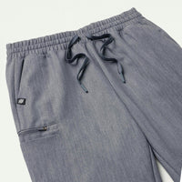 Payla 8-Pocket High Waisted Scrub Pant - Heather Gray