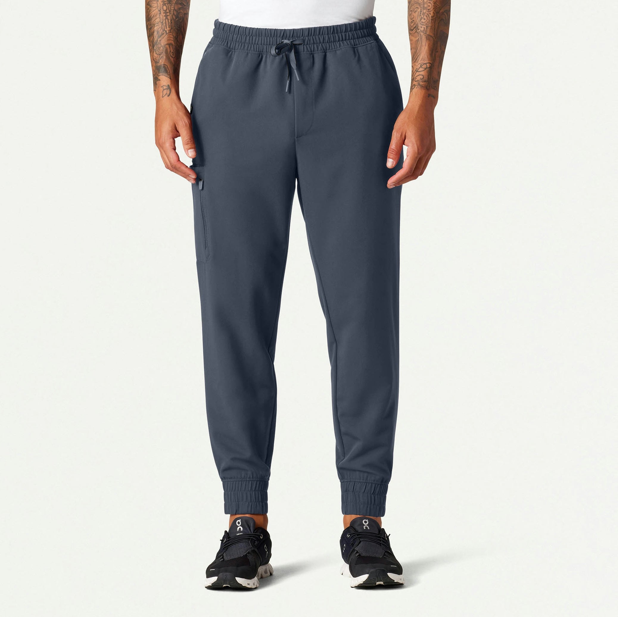 Cobot 8-Pocket Scrub Jogger - Carbon Gray - MEN'S PANTS - Jaanuu