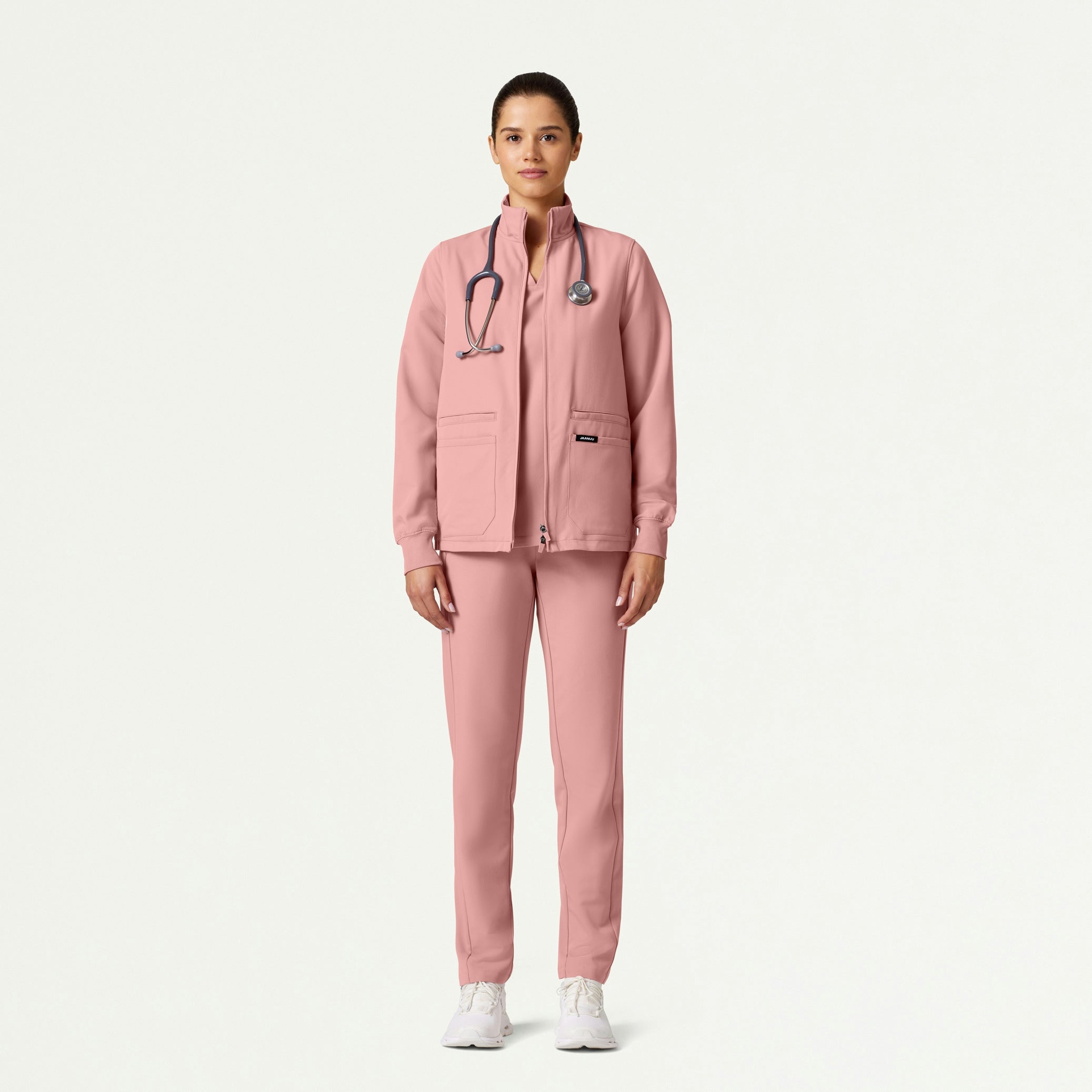 The Jensen Jacket Scrub Set - Mauve