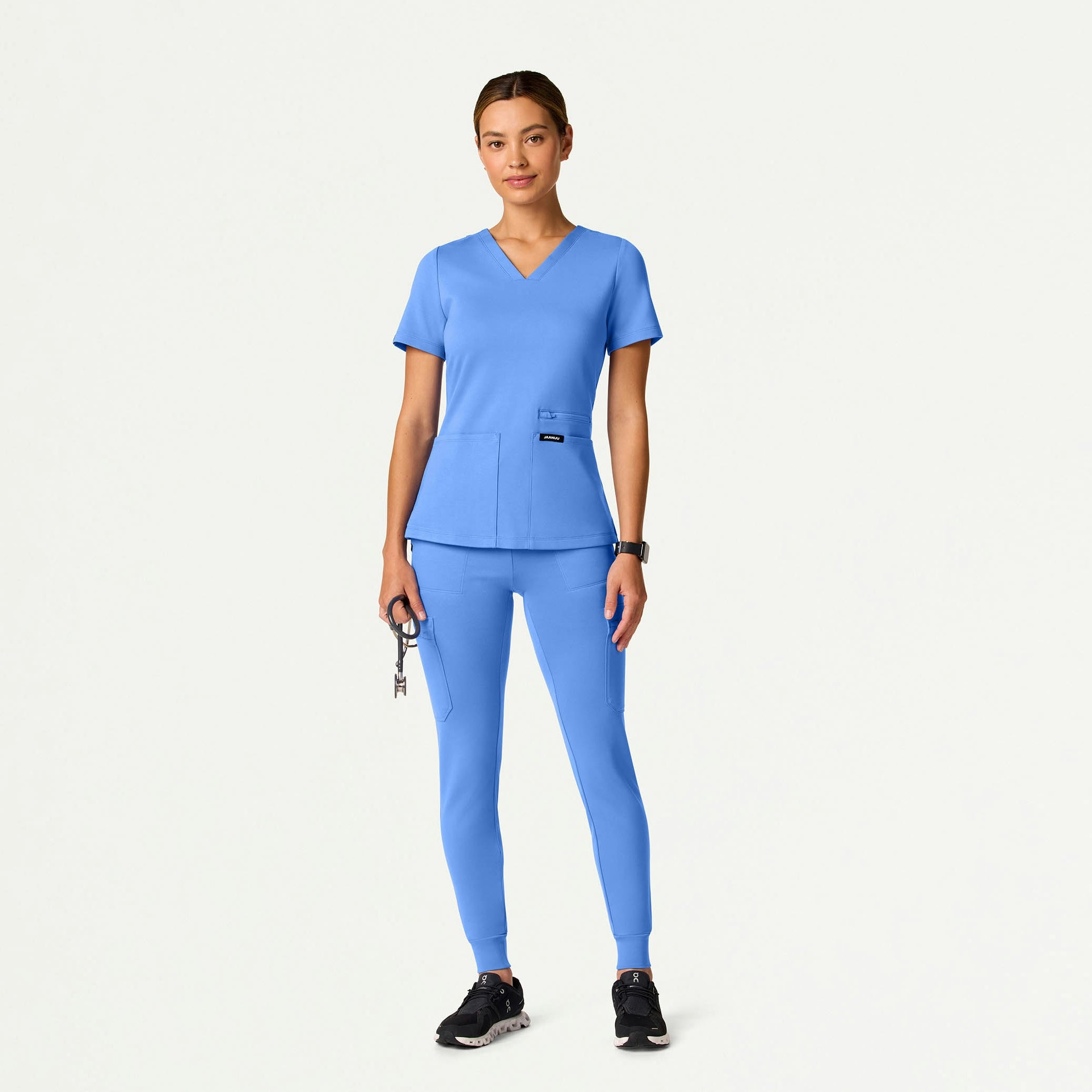 The Nesta Essential Scrub Set - Ceil Blue