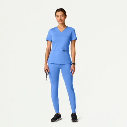 The Nesta Essential Scrub Set - Ceil Blue