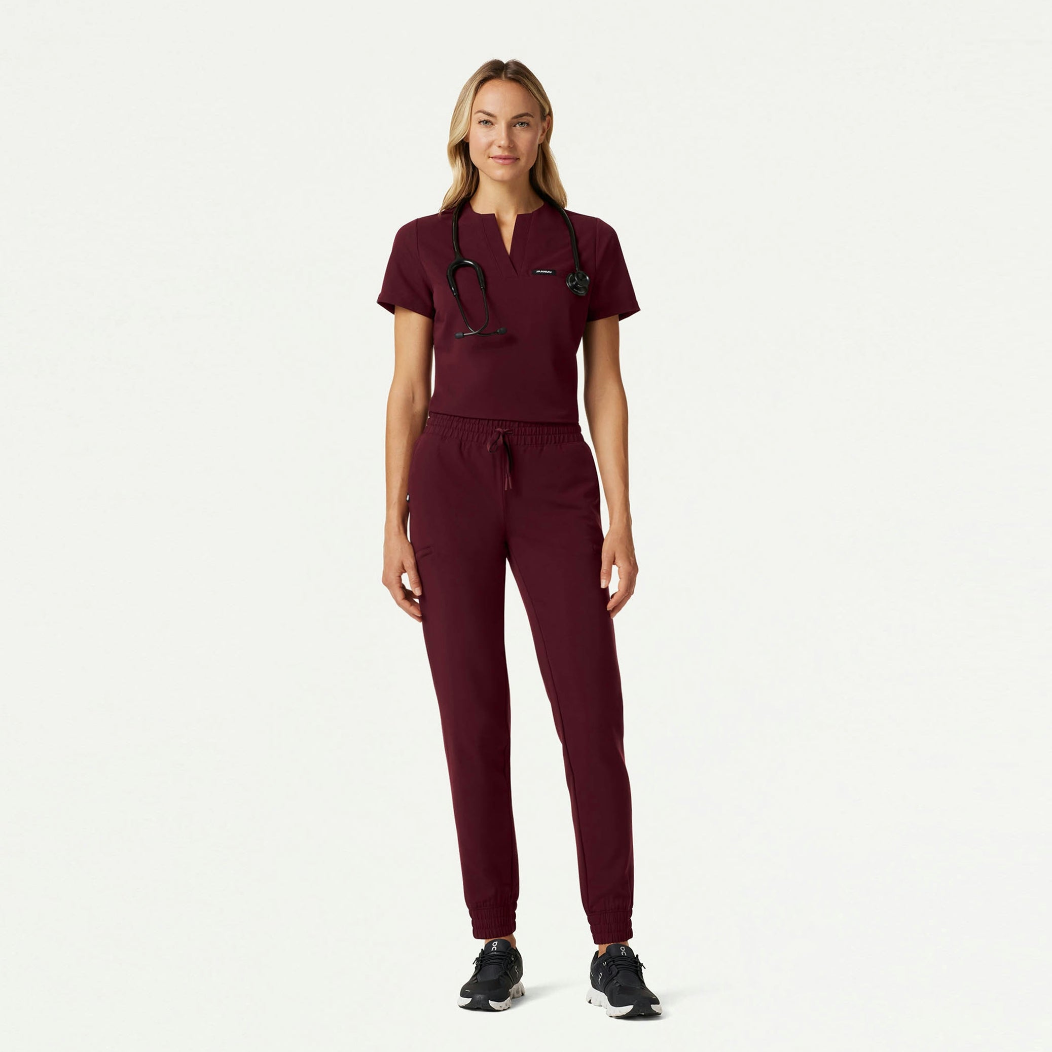The Rawson Essential Scrub Set - Burgundy
