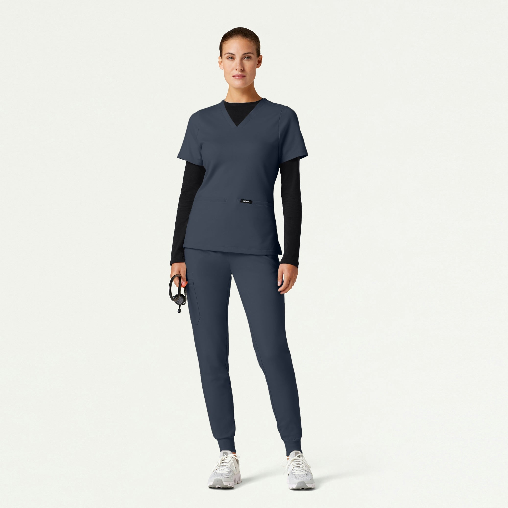 The Newland Underscrub Set - Carbon Gray