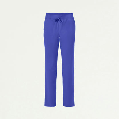 Xenos Essential Knit-Waist Scrub Pant - Moon Blue - WOMEN'S PANTS - Jaanuu