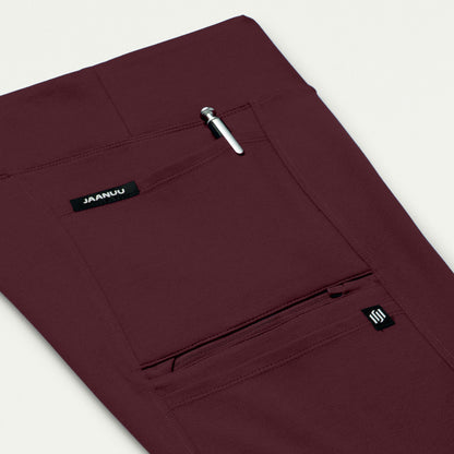 Perri ULTRAsoft Yoga Scrub Pant - Raisin - WOMEN'S PANTS - Jaanuu