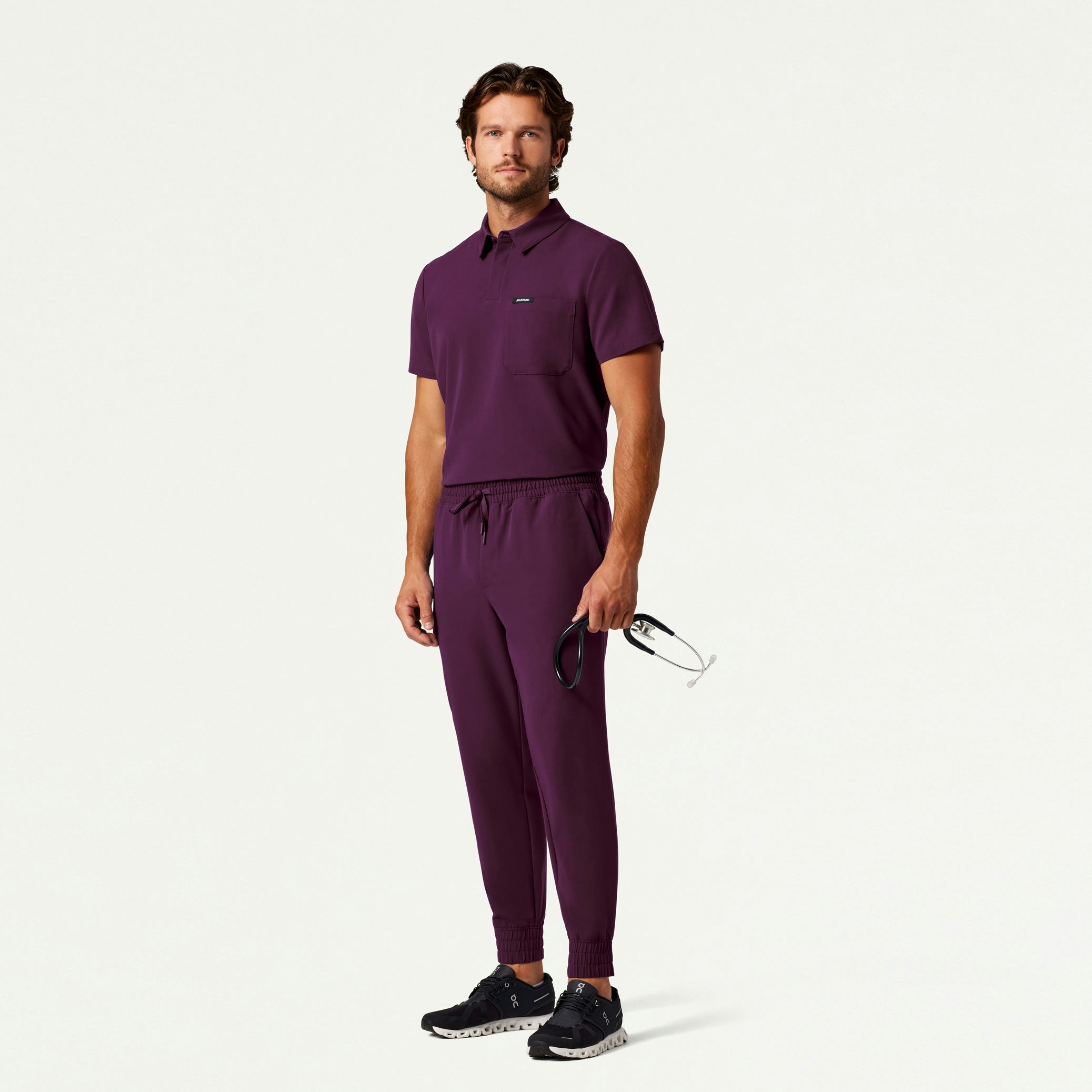 The Bentham Essential Scrub Set - Dark Amethyst