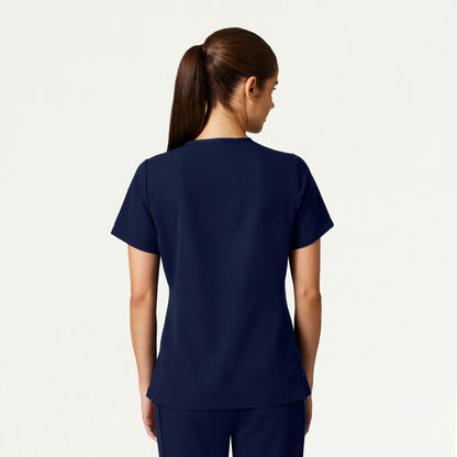 Carte Slim 2-Pocket Scrub Top - Midnight Navy - WOMEN'S TOPS - Jaanuu