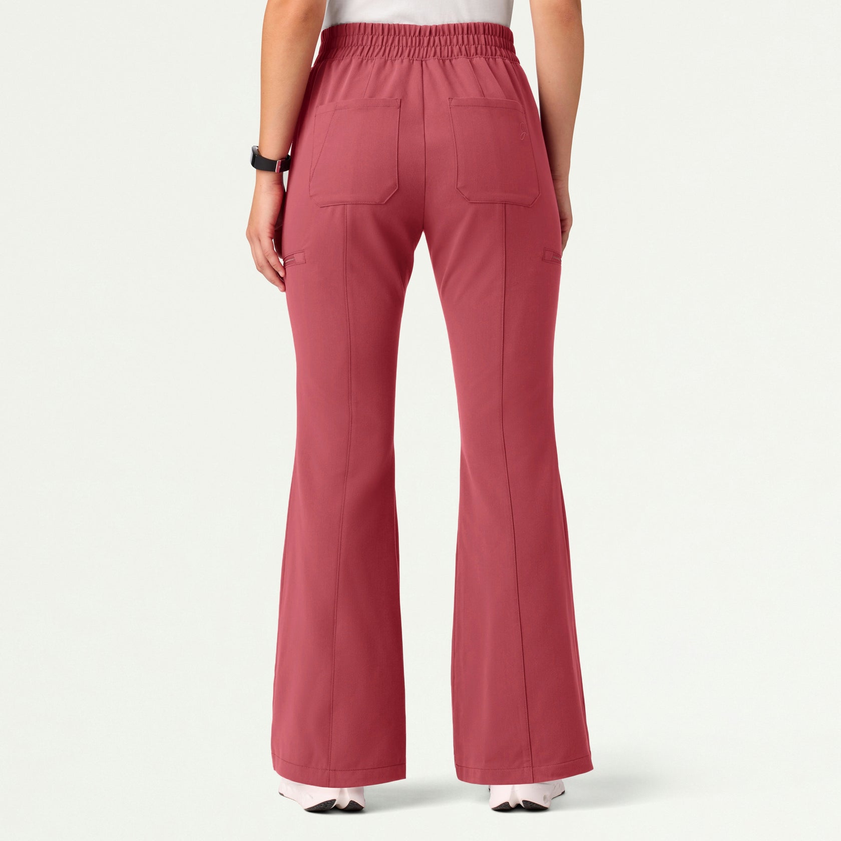 Harper Slim High Waisted Scrub Pant - Mulberry - WOMEN'S PANTS - Jaanuu
