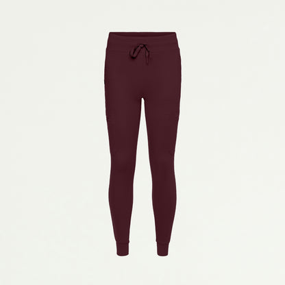 Kait 10-Pocket Skinny ULTRAsoft Scrub Jogger - Raisin - WOMEN'S PANTS - Jaanuu