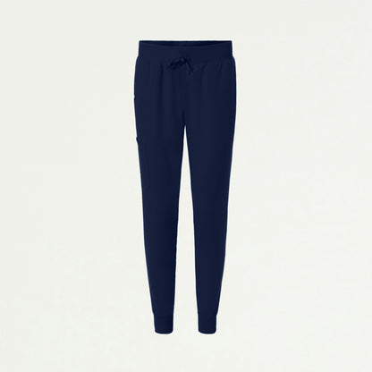 Silex Slim Knit-Waist Scrub Jogger - Midnight Navy - WOMEN'S PANTS - Jaanuu