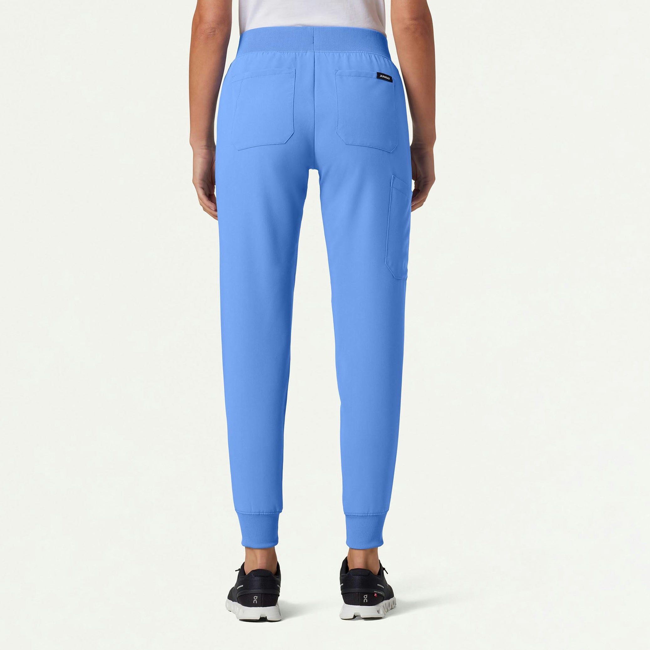 The Gia Jacket Scrub Set - Ceil Blue