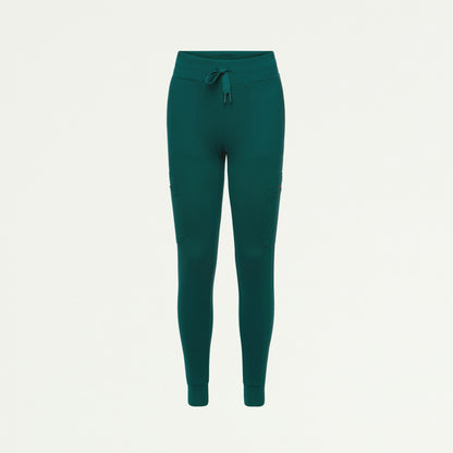 Abi 10-Pocket Skinny ULTRAsoft Scrub Jogger - Midnight Green - WOMEN'S PANTS - Jaanuu